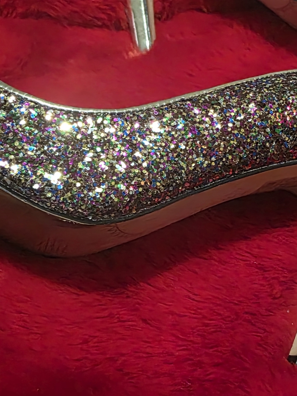 J.Renee Glitter Pointed Toe Pumps in Multi-Color - Picture 2 of 6